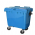 CONTENTOR 1000L AZUL A129L138P104CM COM 4 RODAS E SEM PEDAL - JSN