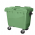 CONTENTOR 1000L VERDE A129L138P104CM COM 4 RODAS E SEM PEDAL - JSN