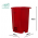 LIXEIRA 100L VERMELHA  COM PEDAL A84L49P48CM CESTO COLETOR - PERFECT