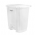 LIXEIRA 50L BRANCA COM PEDAL CESTO COLETOR - PERFECT