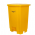 LIXEIRA 50L AMARELA COM PEDAL  CESTO COLETOR - PERFECT