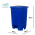LIXEIRA 50L AZUL COM PEDAL A60L41P40CM CESTO COLETOR - PERFECT